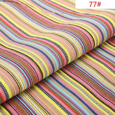 Ethnic style cotton linen fabric textile patchwork sofa cover pillow hotel bar tablecloth curtain decorative crafts materials
