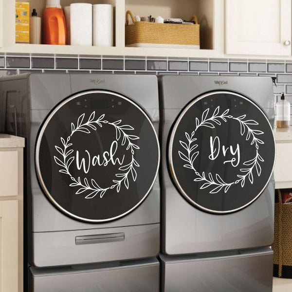 Laundry Room Front Loader Decal Set Wall